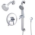 Olympia Single Handle Shower Trim Set W/Handheld in Chrome TD-2372-ADA